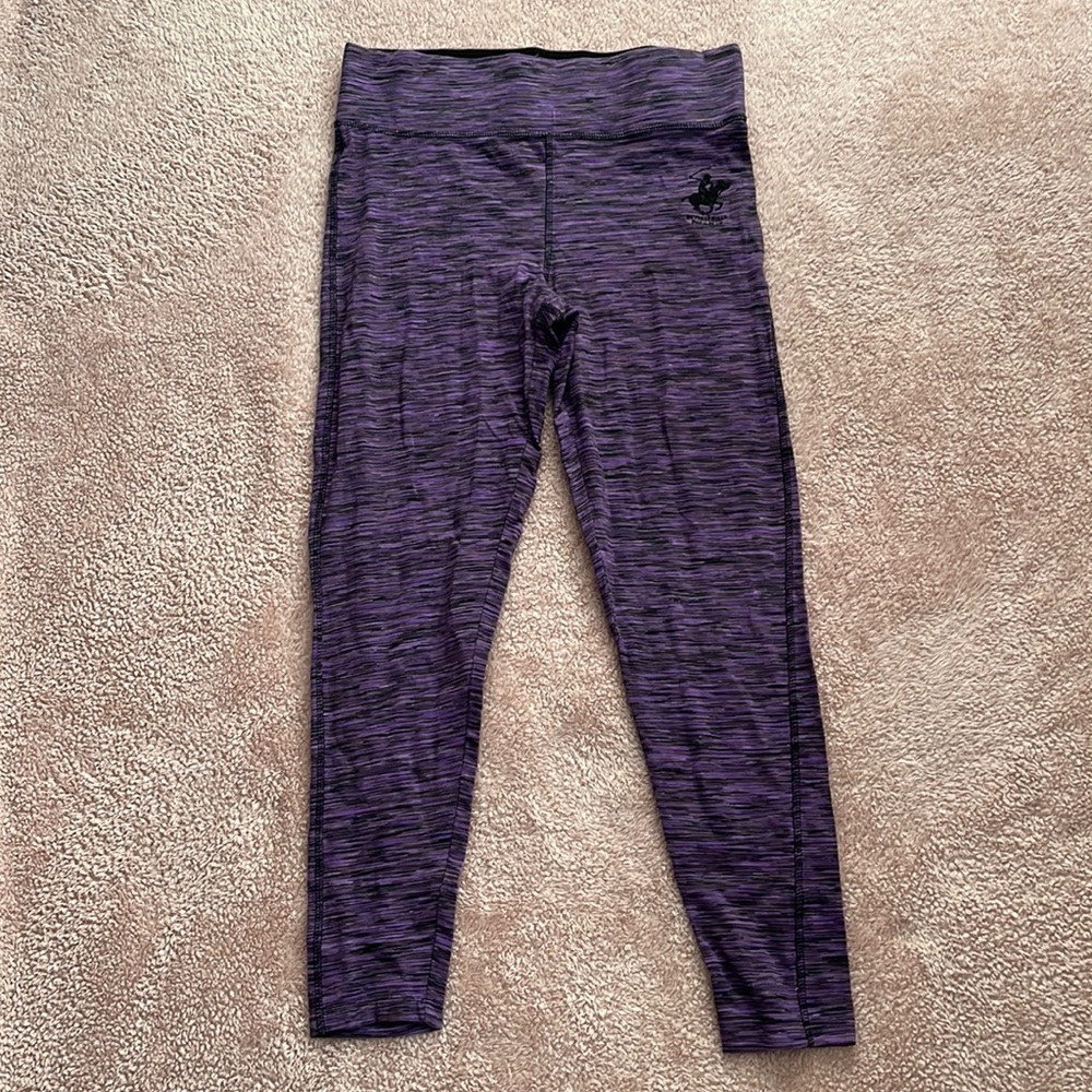purple space dye leggings